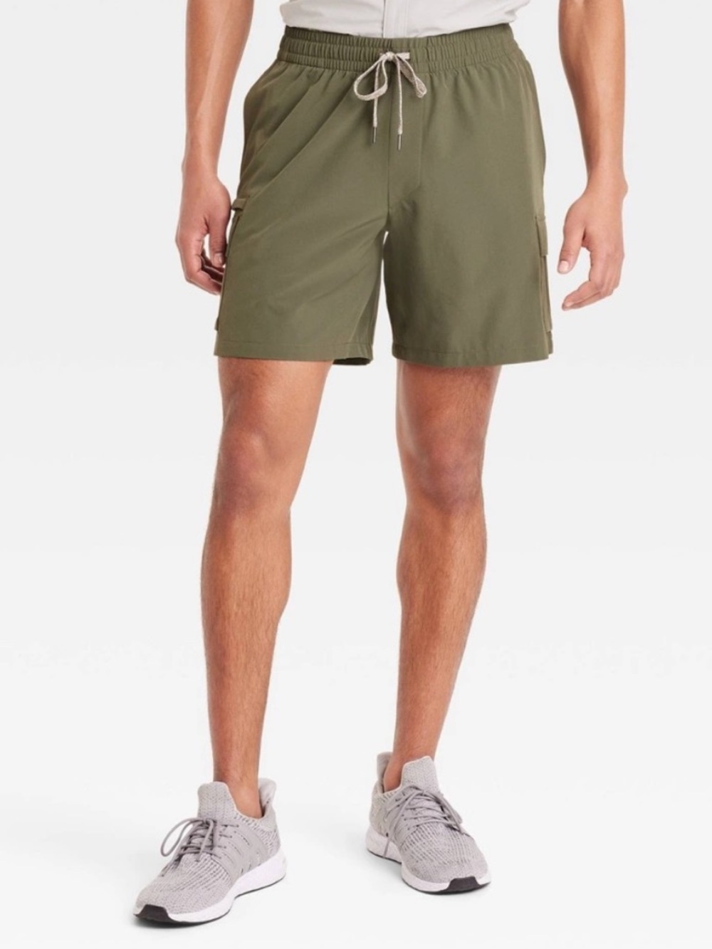 Men's 7" Cargo Shorts - All in Motion™ Dark Olive Green XXL